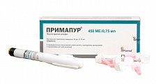 Купить примапур, раствор для подкожного введения 33мкг/0,75мл, шприц-ручка, 1 шт в Бору