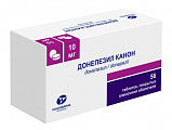 Купить донепезил канон, таблетки, покрытые пленочной оболочкой 10 мг 56 шт в Бору