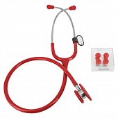 Купить стетоскоп amrus (амрус) 04-ам511 delux медицинский двухсторонний педиатрический, красный в Бору