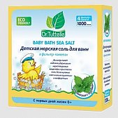 Купить dr.tuttelle (доктор туттелле) соль для ванны морская детская с крапивой, 1000г в Бору