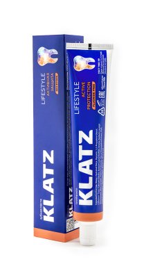 Купить klatz (клатц) зубная паста активная защита без фтора, 75мл в Бору