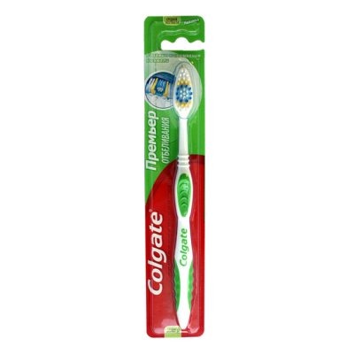 Купить колгейт (colgate) зубная щетка премьер отбеливания средняя, 1 шт в Бору