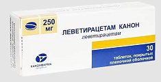 Купить леветирацетам-канон, таблетки, покрытые пленочной оболочкой 250мг, 30 шт в Бору