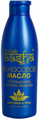 Купить ааша хербалс (aaasha herbals) кокосовое масло обогащенное маслом жожоба, 100мл в Бору