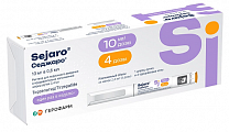 Купить седжаро, раствор для подкожного введения 10мг/доза шприц-ручка 2,4мл 1шт+ игла 4шт в Бору