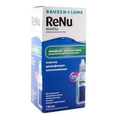 Купить раствор для контактных линз renu multi plus фл 120мл  в Бору