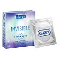 Купить durex (дюрекс) презервативы invisible extra lube, 3шт в Бору