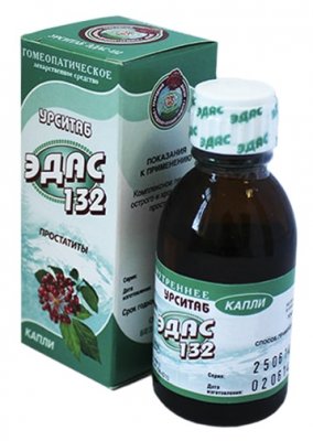 Купить эдас-132 урситаб (простатит), капли для приема внутрь гомеопатические, 25мл в Бору
