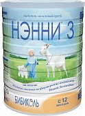 Купить нэнни 3 смесь на основе натурального козьего молока с пребиотиками с 12 месяцев, 800г в Бору