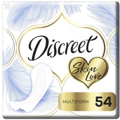 Купить discreet (дискрит) прокладки ежедневные skin love multiform, 54шт в Бору