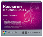Купить витамир коллаген с витамином с, таблетки массой 1100 мг 30шт бад в Бору