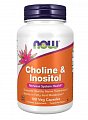 Купить now foods (нау фудс) холин+инозитол, капсулы 100 шт бад в Бору