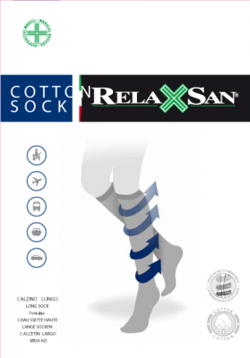 Купить релаксан (relaxsan) гольфы мужские с хлопком cotton socks размер 4, черный в Бору