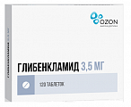 Купить глибенкламид, таблетки 3,5мг, 120 шт в Бору