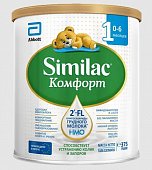Купить симилак (similac) 1 комфорт смесь молочная 0-6 месяцев, 375г в Бору