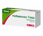 Купить небиволол-тева, таблетки 5мг, 56шт в Бору