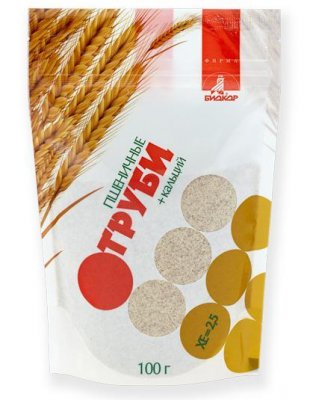 Купить отруби лито пшеничные молотые кальций, 100г бад в Бору