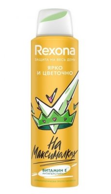Купить rexona (рексона) антиперспирант-аэрозоль ярко и цветочно, 150мл в Бору