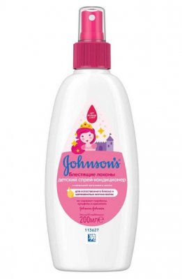 Купить johnson's baby (джонсон беби) спрей для волос блестящие локоны 200мл в Бору