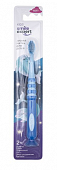 Купить smile expert (смайл эксперт) кидс зубная щетка для детей с присоской 2450 с 2 лет, мягкая, цвет голубой в Бору