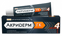 Купить акридерм гк, крем для наружного применения 0,05%+0,1%+1%, туба 15г в Бору