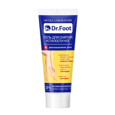Купить dr. foot (доктор фут), гель для снятия усталости ног, 75мл в Бору