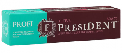 Купить президент (president) зубная паста актив, 50мл в Бору