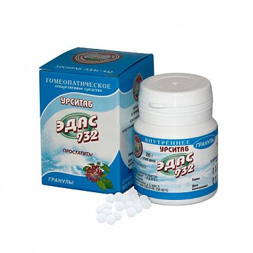 Эдас-932 Урситаб, гранулы гомеопатические, 20г