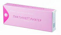 Купить лактинет-рихтер, таблетки, покрытые пленочной оболочкой 0,075мг, 28 шт в Бору