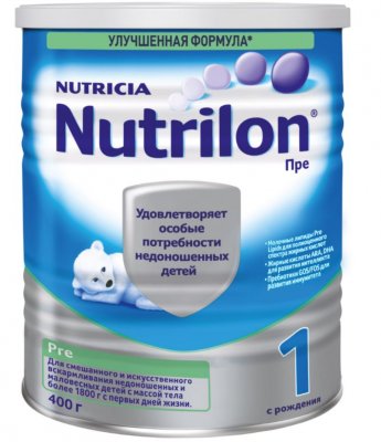 Купить nutrilon pre 1 (нутрилон) сухая смесь детская с рождения, 400г в Бору