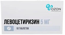 Купить левоцетиризин, таблетки, покрытые пленочной оболочкой 5мг, 10 шт от аллергии в Бору