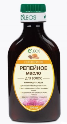 Купить oleos (олеос) масло репейное прополис, 100мл в Бору