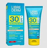 Купить librederm bronzeada (либридерм) крем солнцезащитный тонирующий для лица, 50мл spf30 в Бору