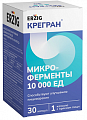 Купить erzig (эрциг) крегран микроферменты 10000 ед, капсулы массой 230 мг 30 шт бад  в Бору