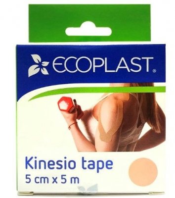 Купить ecoplast лента фиксирующая кензио тейп 5см х 5м бежевый в Бору