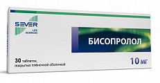 Купить бисопролол, таблетки, покрытые пленочной оболочкой 10мг, 30 шт в Бору