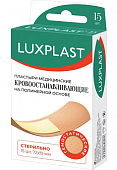 Купить luxplast (люкспласт) пластырь кровоостанавливающий на полимерной основе 72х19мм, 15 шт в Бору