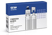 Купить глюкоза буфус, раствор для внутривенного введения 400мг/мл, ампулы 10мл, 10 шт пэт в Бору