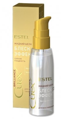 Купить estel (эстель) жидкий шелк для всех типов волос curex brilliance, 100мл в Бору