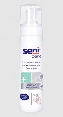 Купить seni care (сени кеа) шампунь-пенка для мытья волос без воды 200 мл в Бору