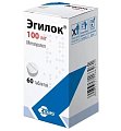 Купить эгилок, таблетки 100мг, 60 шт в Бору
