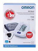 Купить тонометр автоматический omron (омрон) м2 basic, с адаптером, манжета 22-32см (hem 7121-aru) в Бору