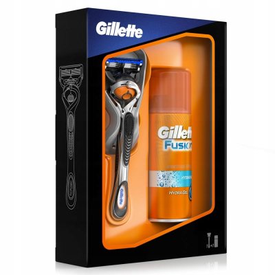 Купить gillette (жиллет) набор: fusion proglide flexball станок для бритья+гель для бритья для чувствительной кожи, 75 мл+чехол в Бору