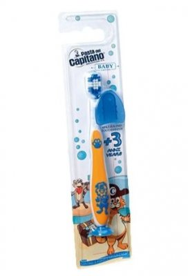 Купить pasta del сapitano (паста дель капитано) зубная щетка детская baby 3+ soft/мягкая 1 шт. в Бору