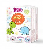 Купить подгузники - трусики для детей дино и рино (dino & rhino) размер maxi 8-13 кг, 18 шт в Бору