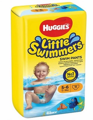 Купить huggies (хаггис) подгузники для плавания little swimmers 5-6 (12-18кг), 11 шт в Бору
