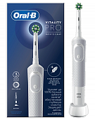 Купить oral-b (орал-би) электрическая зубная щетка vitality pro d103.413.3 тип 3708 с зарядным устройством, тип 3757, белый в Бору