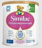 Купить симилак (similac) гипоаллергенный 2 смесь молочная 6-12 мес, 375г в Бору