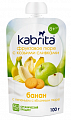 Kabrita (Кабрита) пюре фруктовое банан с печеньем и яблочным пюре и козьими сливками 100 г