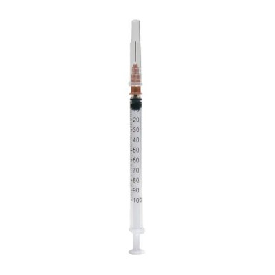 Купить шприц 1мл инекта инсулиновый трехдетальный с иглой 26g (0,45х13мм), 20 шт в Бору